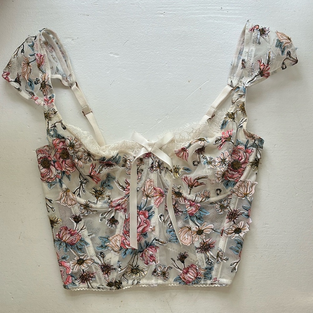 Victoria’s Secret Floral Corset Top